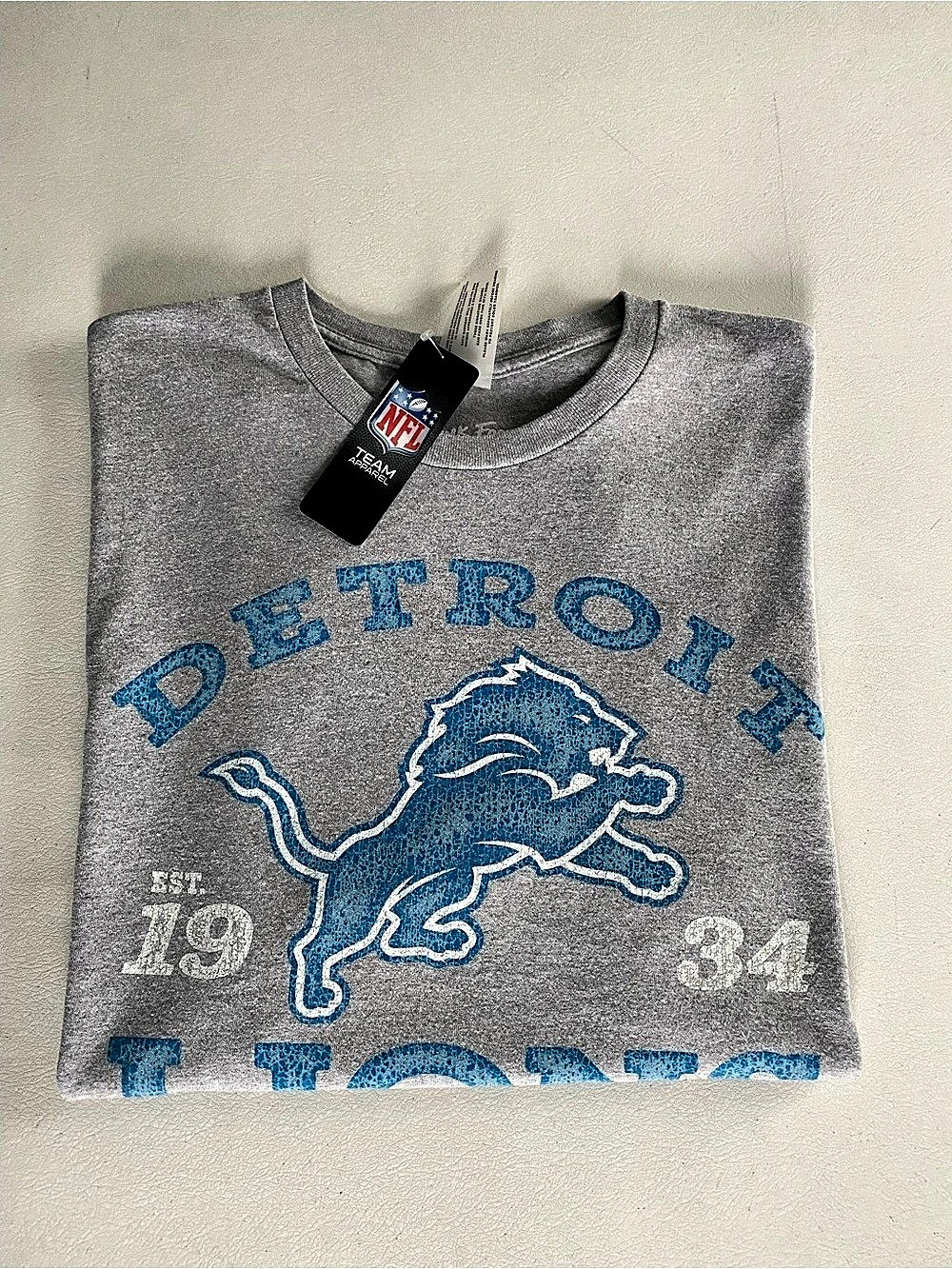 Junk Food Detroit Lions Graphic Tee Cotton Size Medium NWT